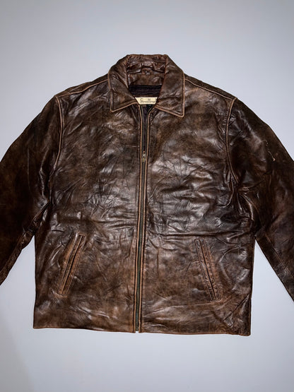 ZSuper Premium Rare Vintage Original Leather Jacket (L/XL)