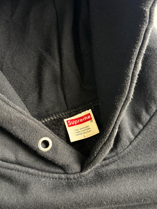 Supreme Box Logo Hoodie Black Vintage Made in USA (S/M)