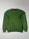Tommy Hilfiger Premium Cotton Crewneck Sweater – Olive Green (S)