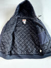 Dickies Navy Hooded Quilt Lined Canvas Work Jacket (L)