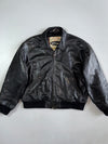 90s Vintage Diesel | Genuine Leather Bomber Jacket (XL)