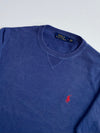 Polo Ralph Lauren Cotton Crewneck Sweater – Royal Blue (M/L)