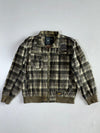 G-Star Raw Plaid Zip-Up Harrington Jacket (L/Xl)
