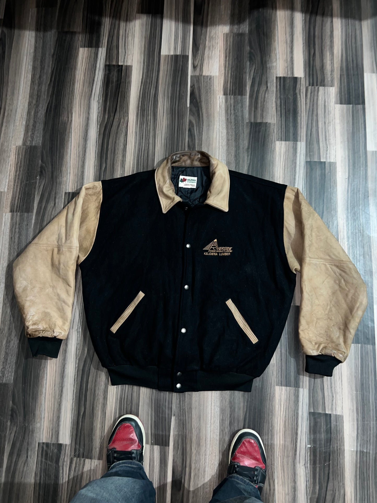 ZUltra Premium Leather Sleeve Varsity Jacket (XL/2Xl)