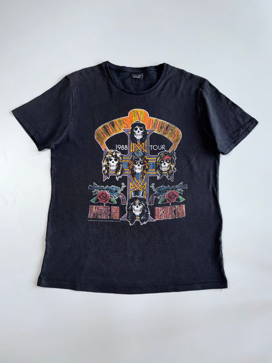 Guns And Roses 1988 Tour Graphic Printed T-Shirt (XL)