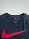 Nike “Just Do It” Graphic Tee – Black, Red Swoosh, Men’s (M)