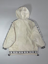 Phenix Vintage Cream Hooded Track Jacket w/ Plaid Fleece Lining – PH Taped Sleeves (2XL)