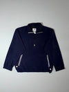 New Balance Navy Quarter-Zip Pullover Windbreaker  (M)