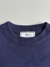 AMI Paris Ami de Coeur Navy Knit Sweater(XL)