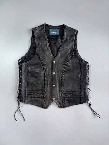 Vintage Screaming Eagle Premium Original Leather Vest (M)