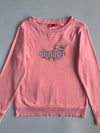 Puma | Pink Graphic Sweatshirt | (S)