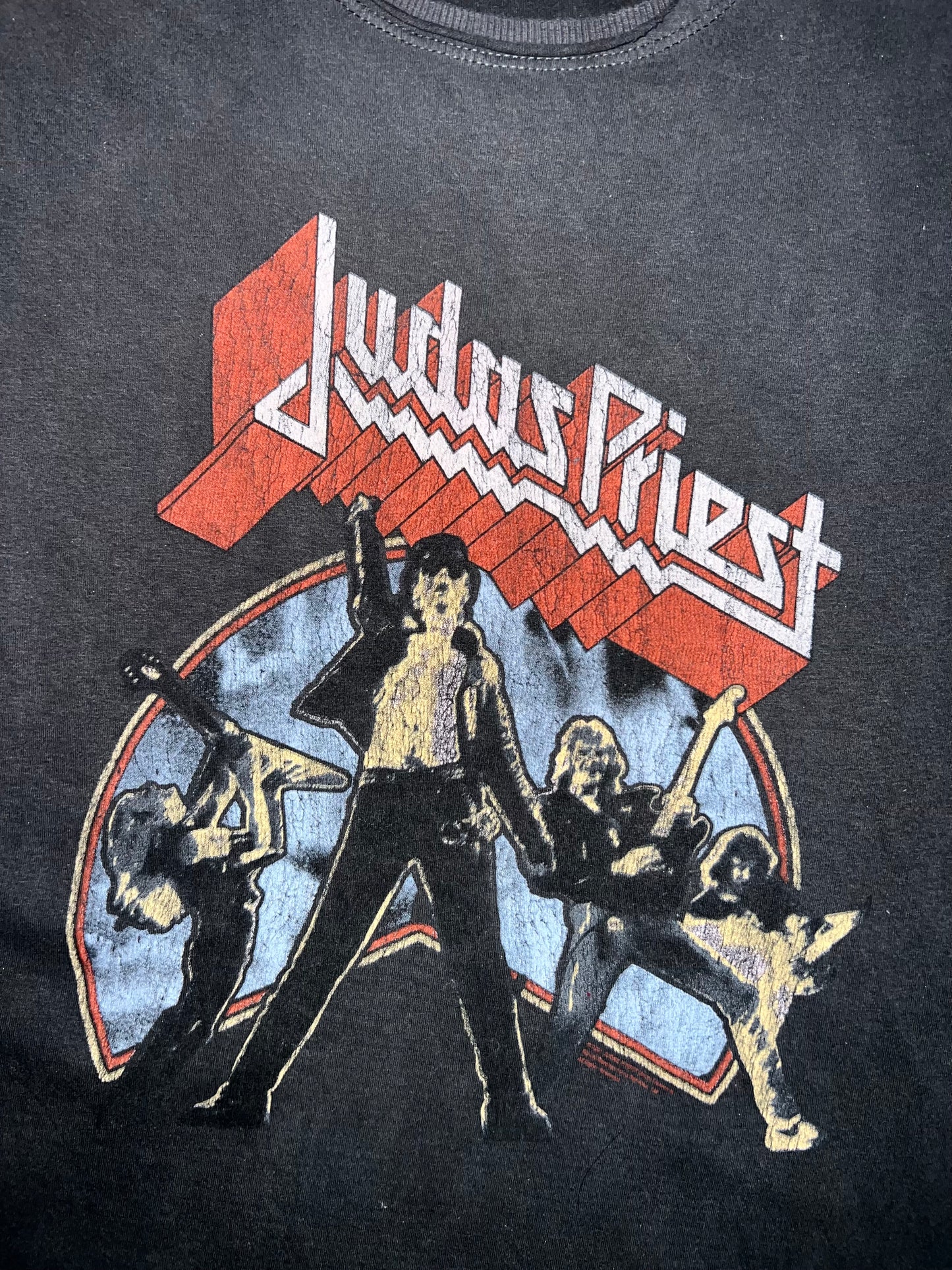!                             Judas Priest 'Unleashed V2' Vintage Size - (M)