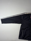 Vintage Adidas Black Hooded Football Rain Jacket (2XL/3XL)