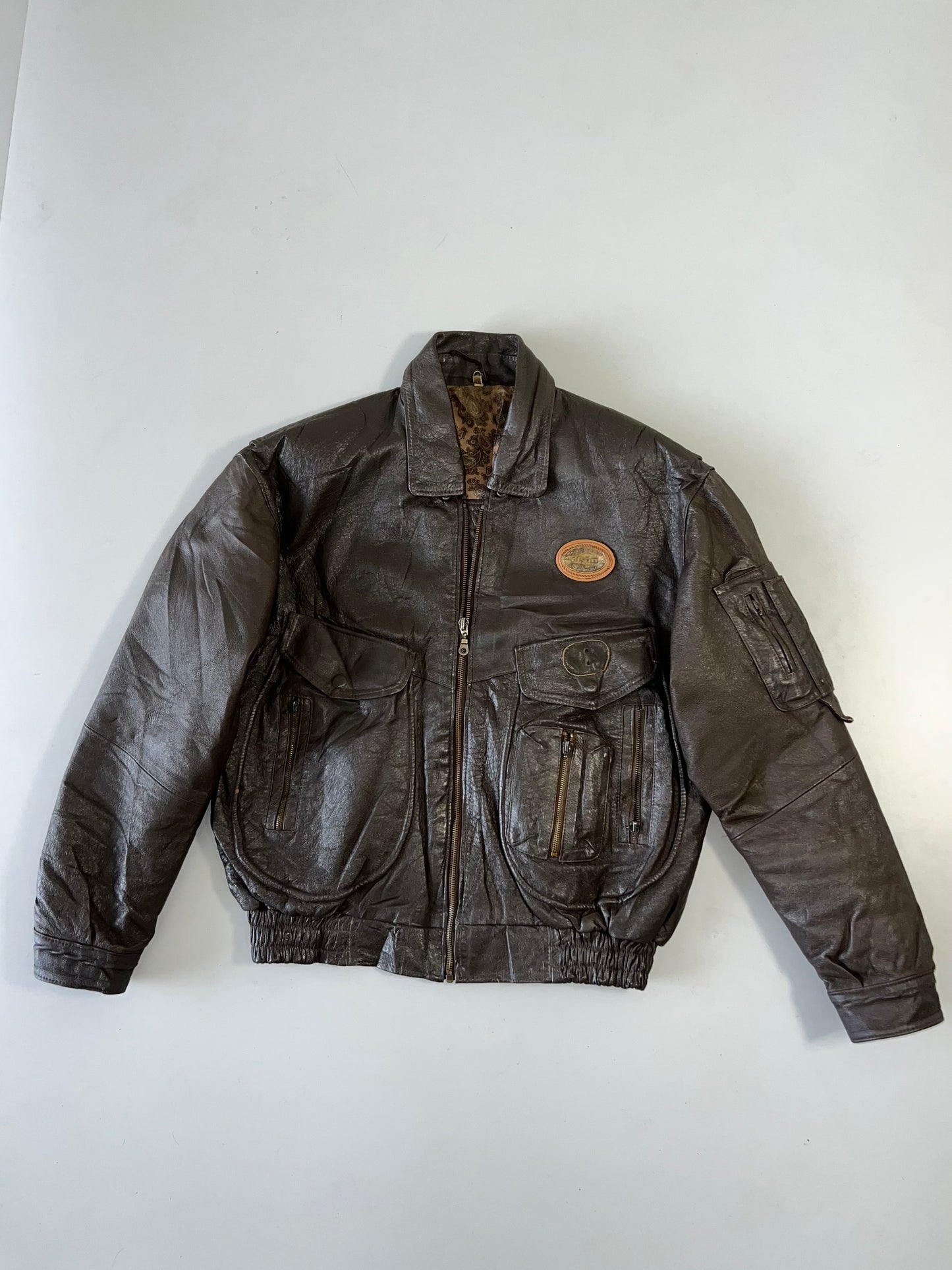 !                                                                                                                                                                                                                Ultra Premium RARE Original Leather Jacket (L)
