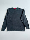 Polo Ralph Lauren Black Waffle Knit Thermal – Red Pony – (L)
