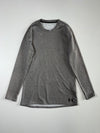 Under Armour ColdGear Fitted Long Sleeve Top – Heather Grey (S)