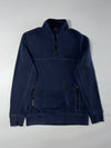 Abercrombie & Fitch Navy Quarter Zip Sweatshirt  (S)