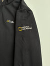 National Geographic Fleece-Lined Track Jacket – Black | (M)