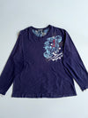 Big Train Osaka Japanese Tiger Souvenir Long Sleeve – Navy (2XL)