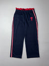 Vintage 90s Tommy Sport Navy Varsity Track Pants (W:32) (L:39)