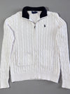 Polo Ralph Lauren Cable Knit Full Zip Sweater – (L)