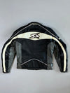 Black/Grey Racing Jacket with  (Padded) Reflective Piping (M)