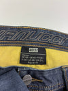 Vanucci Racing Pants Blue Black knee padded (W:38) (L:41)