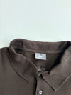 Lacoste Long Sleeve Piqué Polo – Chocolate Brown (2XL)