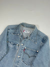 Vintage Shuagma Light Wash Snap Button Denim Jacket (S)