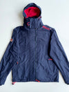 Superdry Original Windcheater Fleece-Lined Jacket – Navy/Red (L)