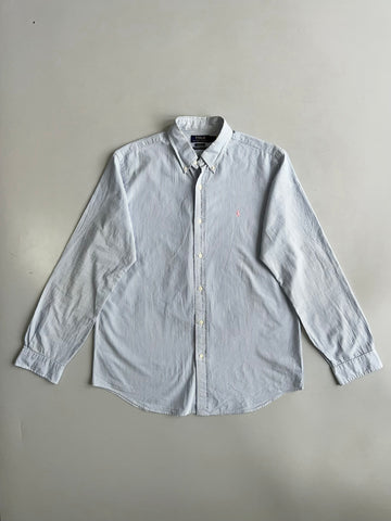 Polo Ralph Lauren Blue Striped Shirt (L)