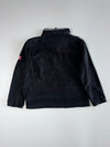 Canadian Peak Black Hooded Full-Zip Jacket with Grey Collar Cap Attached (XL)