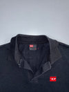 Diesel | D-Logo Pique Polo | Black (M)