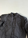 Streetfighter Textile Motorcycle Jacket – All Black Padded (L)