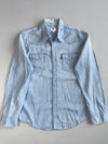 Levi’s Western Pearl Snap Denim Shirt Light Wash(M)