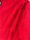 Kolon Sport Technical Fleece Full-Zip Outdoor Jacket – Red/Black (XL)