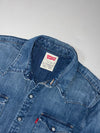 Vintage Levi's Medium Wash Western Denim Shirt (S)