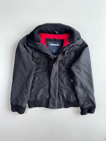 Abercrombie & Fitch “All-Season Weather Warrior” Fleece-Lined Bomber Jacket (S)