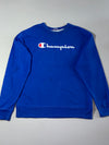 Champion Authentic Athleticwear Logo Crewneck Sweatshirt – Royal Blue (XL)