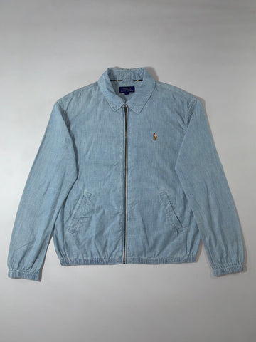 Polo Ralph Lauren Chambray Harrington Jacket light blue (L)