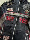 Vintage Racing Graphic Jacket Fleece Lined (M)