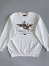 Vintage Levi’s Canyon Club Winged Jaguar Crewneck Sweatshirt — 501 Original, Made in USA (L)