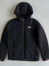 The North Face Black Quilted Puffer Detachable hood Jacket (M)