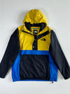 Vintage The North Face Yellow Blue Colorblock Insulated Anorak Jacket (2Xl)
