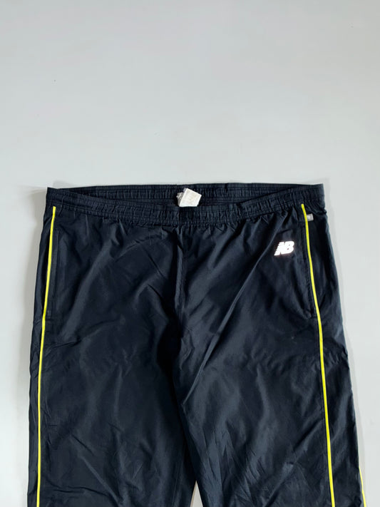 New Balance Black Neon-Trim Track Pants (W:42|L:42)