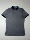 Tommy Hilfiger Heather Grey Polo w/ Navy Collar(L)