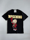 Moschino Couture Porky Pig Gold Foil Logo Embroidered Tee
Black Made in Italy 2018 (M)