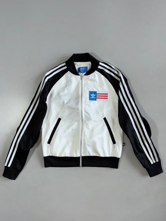 Adidas Originals White/Black Flag Track Jacket (Xs)