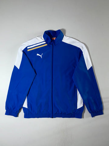 Puma Royal Blue White Woven Track Jacket (XL)