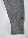 Tommy Hilfiger Grey Striped Zip Hoodie Sweater (M)